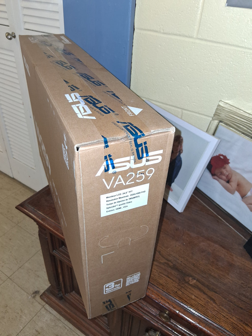 ASUS VA259HGA 24.5" 120Hz IPS Gaming Monitor — Full HD, Adaptive-Sync, 1ms MPRT