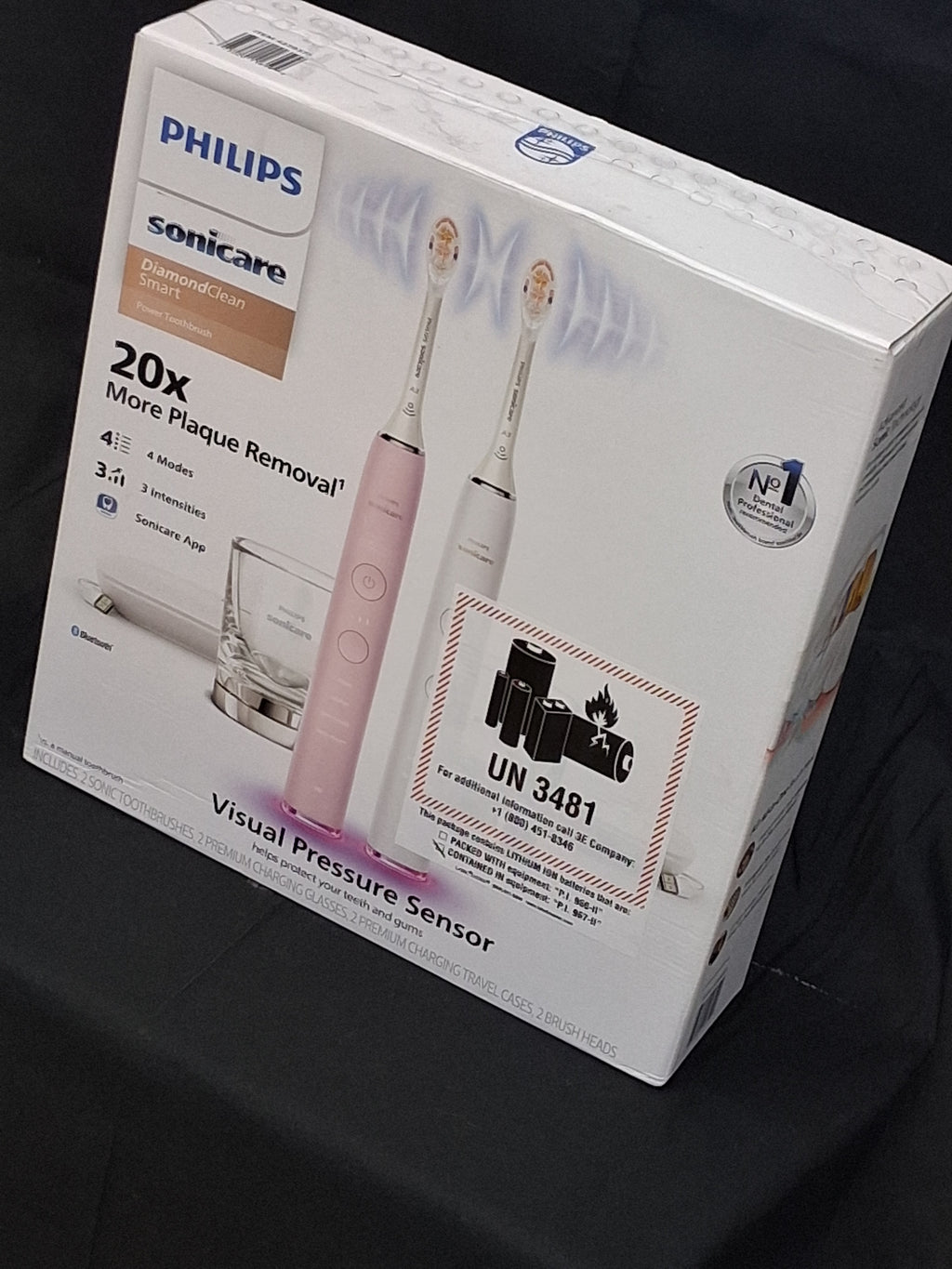 2-Pack Philips Sonicare DiamondClean Smart 12-Setting Electric Toothbrushes — App-Connected