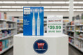 Philips Sonicare toothbrush packaging on a dark background