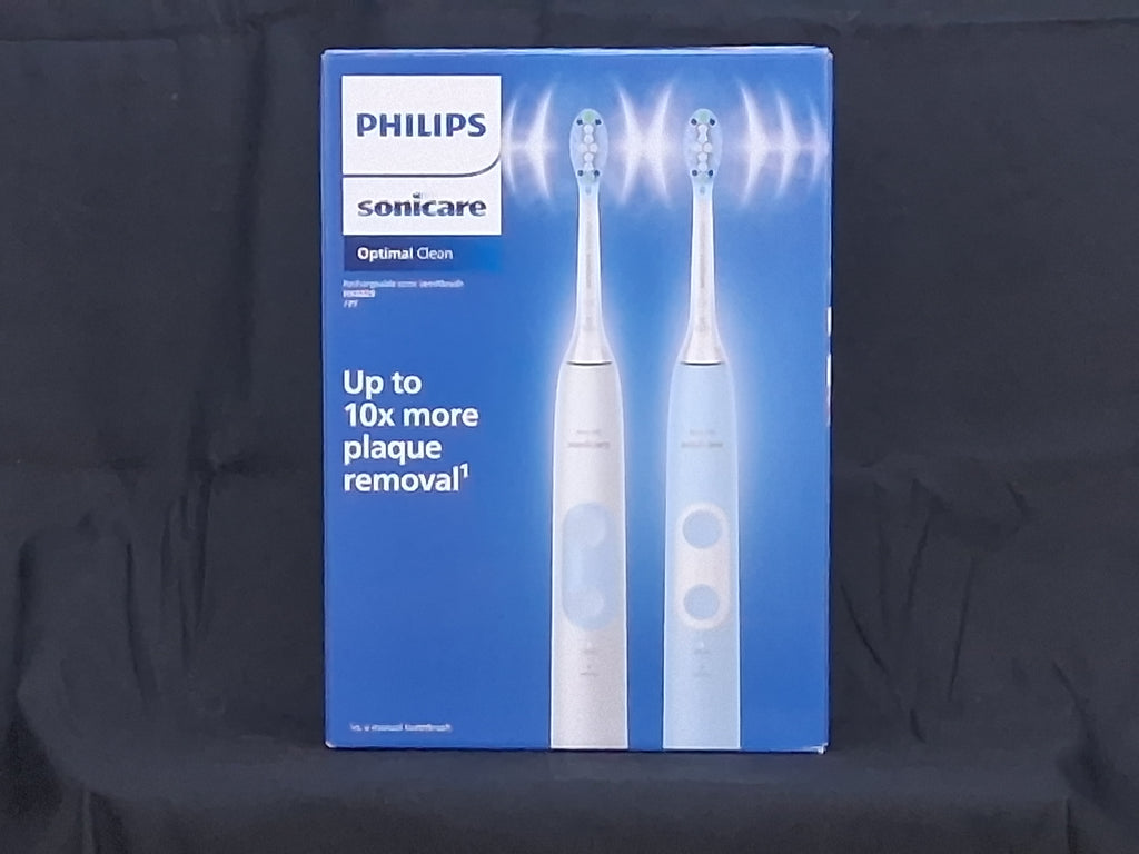 2-Pack Philips Sonicare Optimal Clean 4-Setting Electric Toothbrushes — Brush Heads Sold Separately