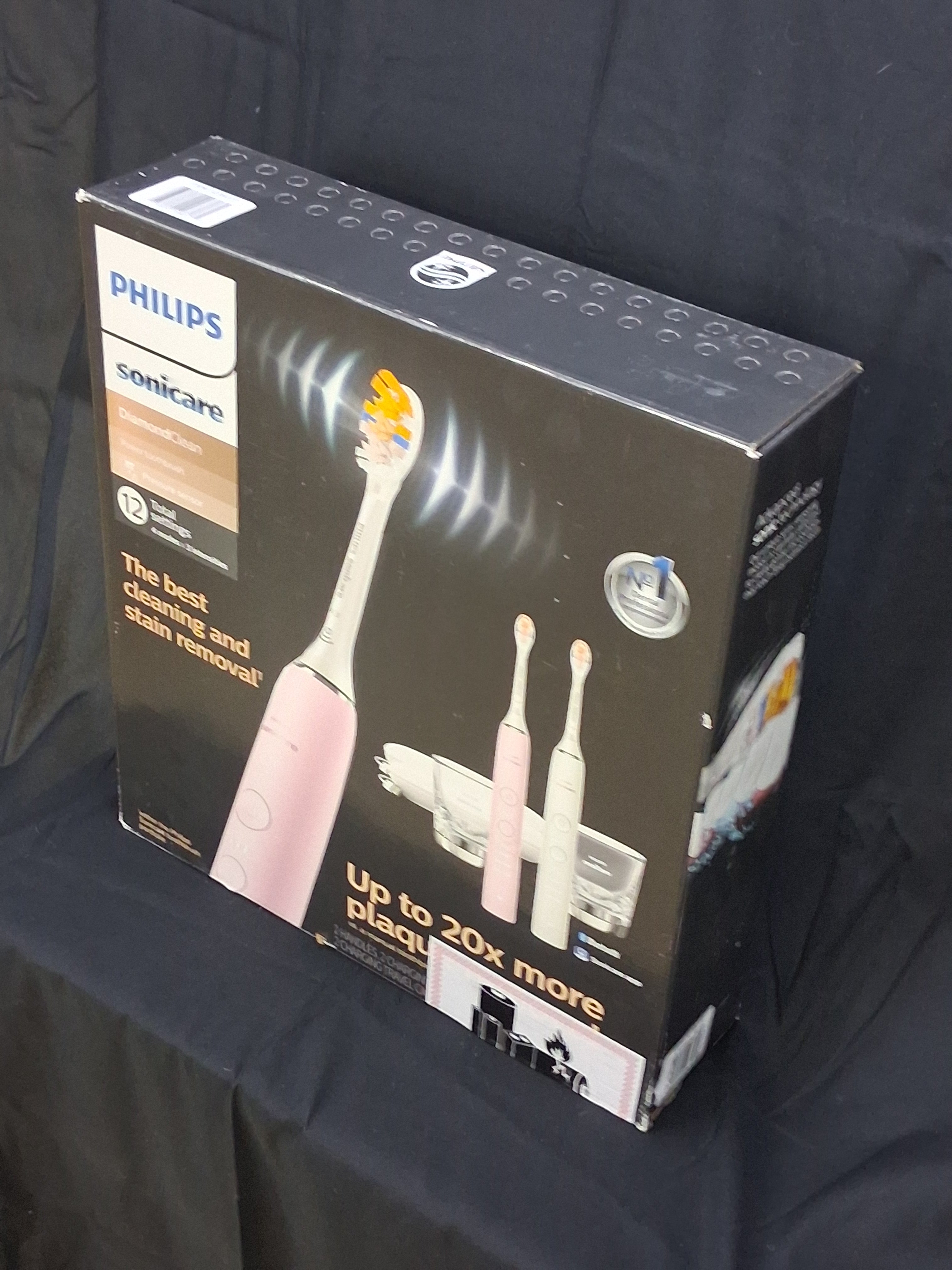 2-Pack Philips Sonicare DiamondClean 12-Setting Electric Toothbrushes — Brush Heads Sold Separately