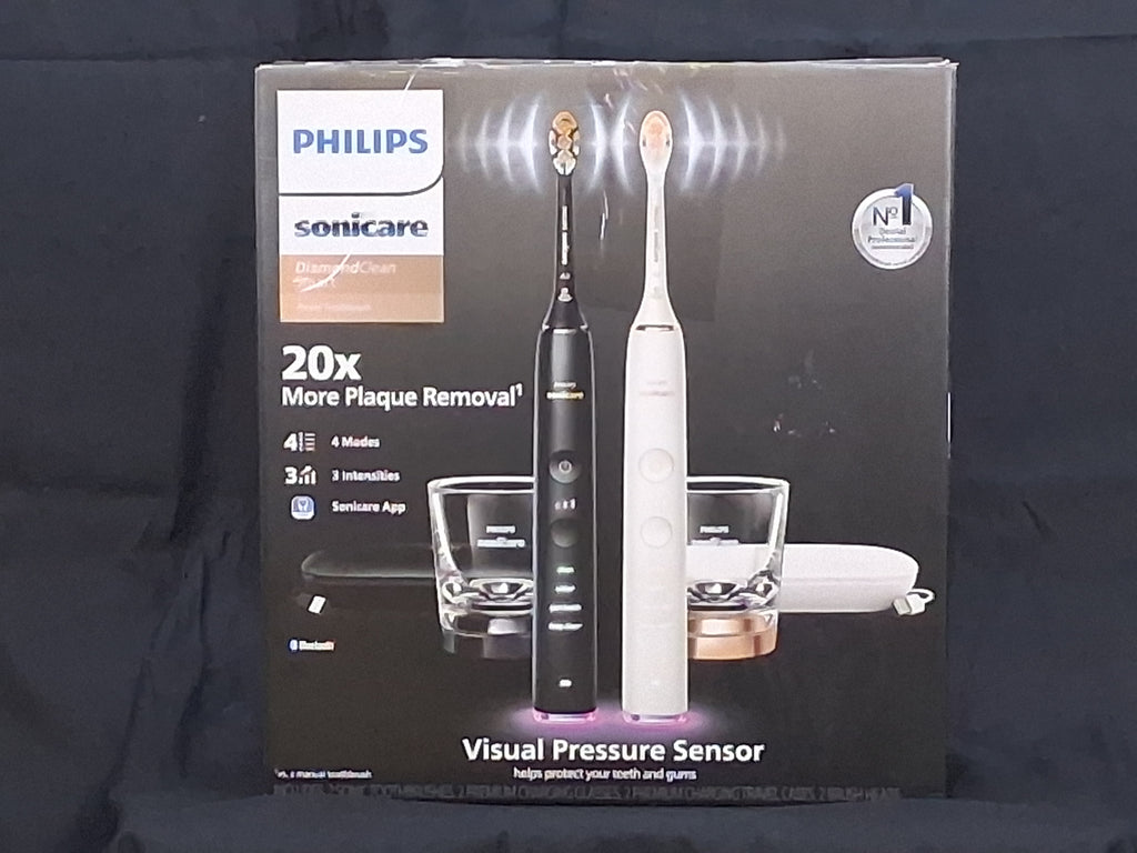 2-Pack Philips Sonicare DiamondClean Smart 4-Mode Electric Toothbrushes — Brush Heads Sold Separately