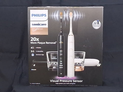 2-Pack Philips Sonicare DiamondClean Smart 4-Mode Electric Toothbrushes — Brush Heads Sold Separately