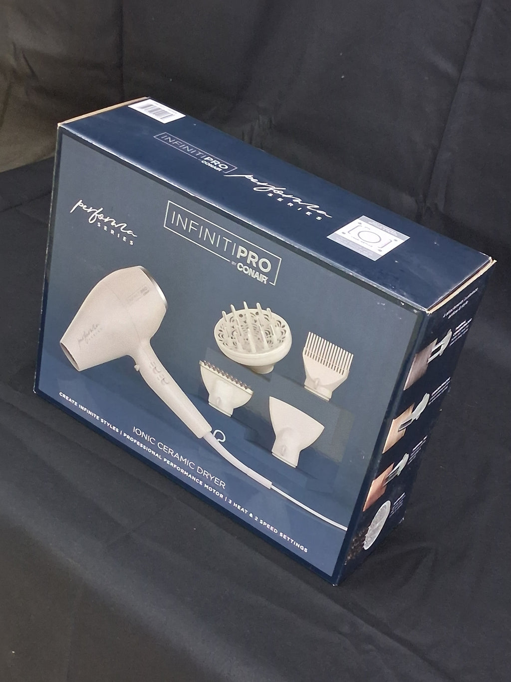 Conair InfinityPro 1875W Hair Dryer — Ionic Technology, Concentrator & Diffuser Included