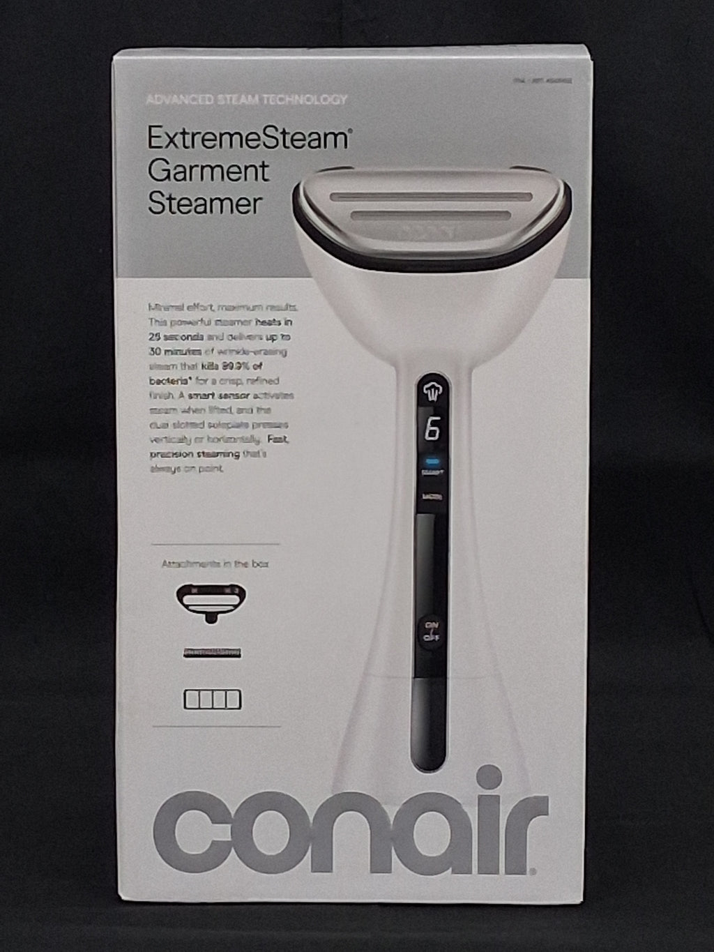 Conair ExtremeSteam Handheld Garment Steamer — Ready in Under 2 Minutes, No Ironing Board Needed
