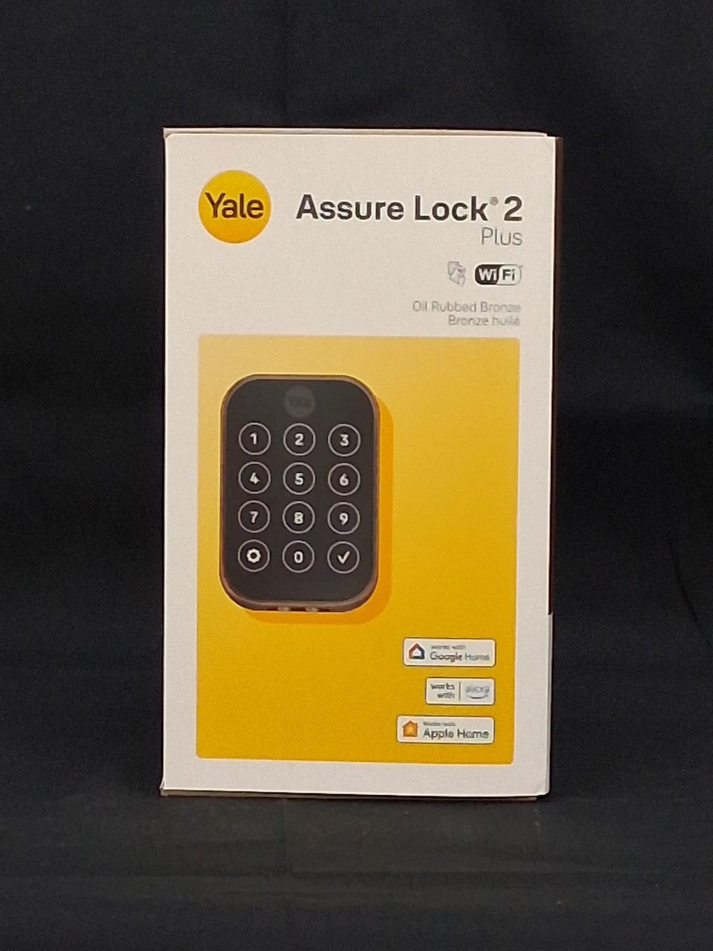 Yale Assure Lock 2 Plus Smart Deadbolt — Built-In Wi-Fi, App Control, Alexa & Google Compatible
