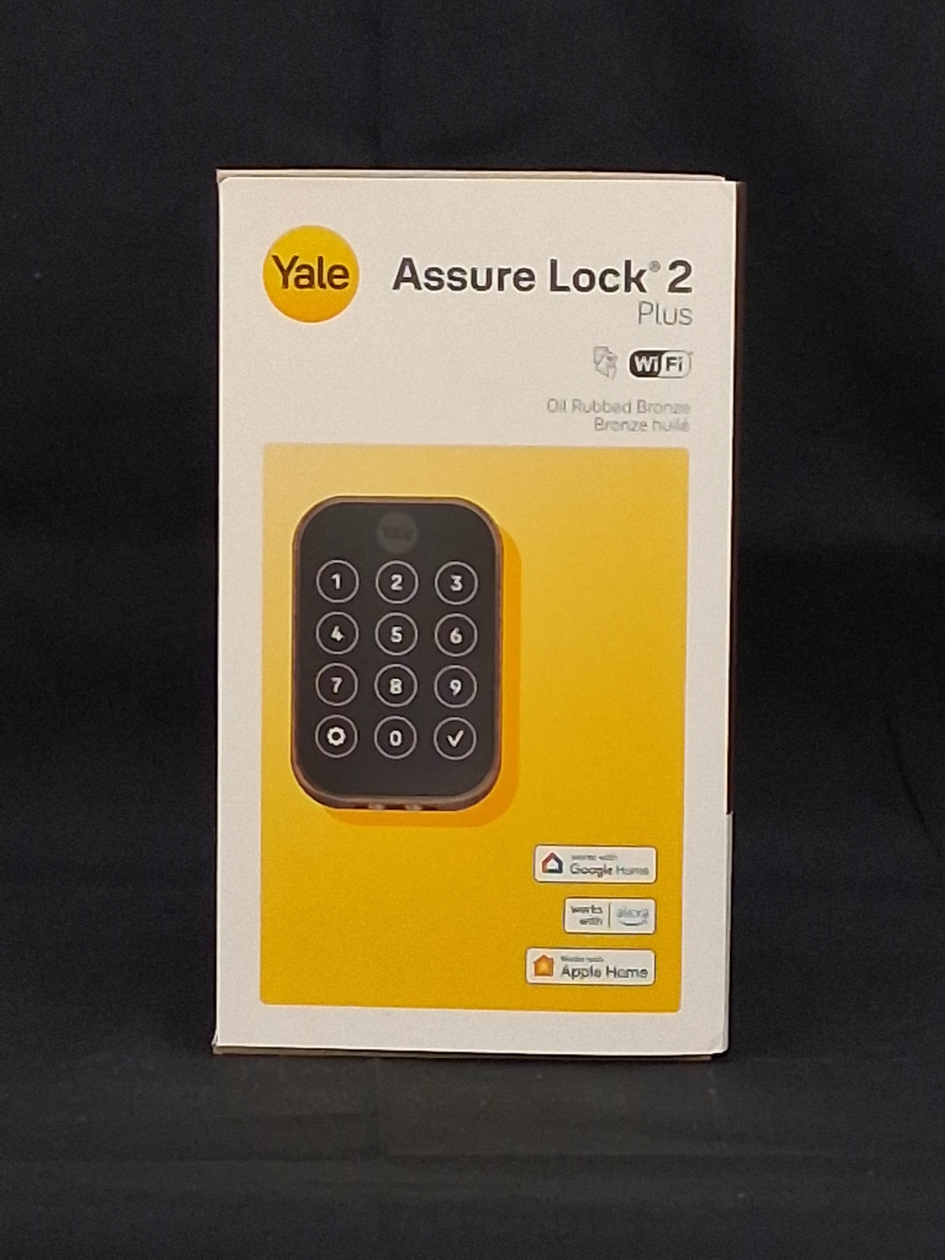 Yale Assure Lock 2 Plus Smart Deadbolt — Built-In Wi-Fi, App Control, Alexa & Google Compatible