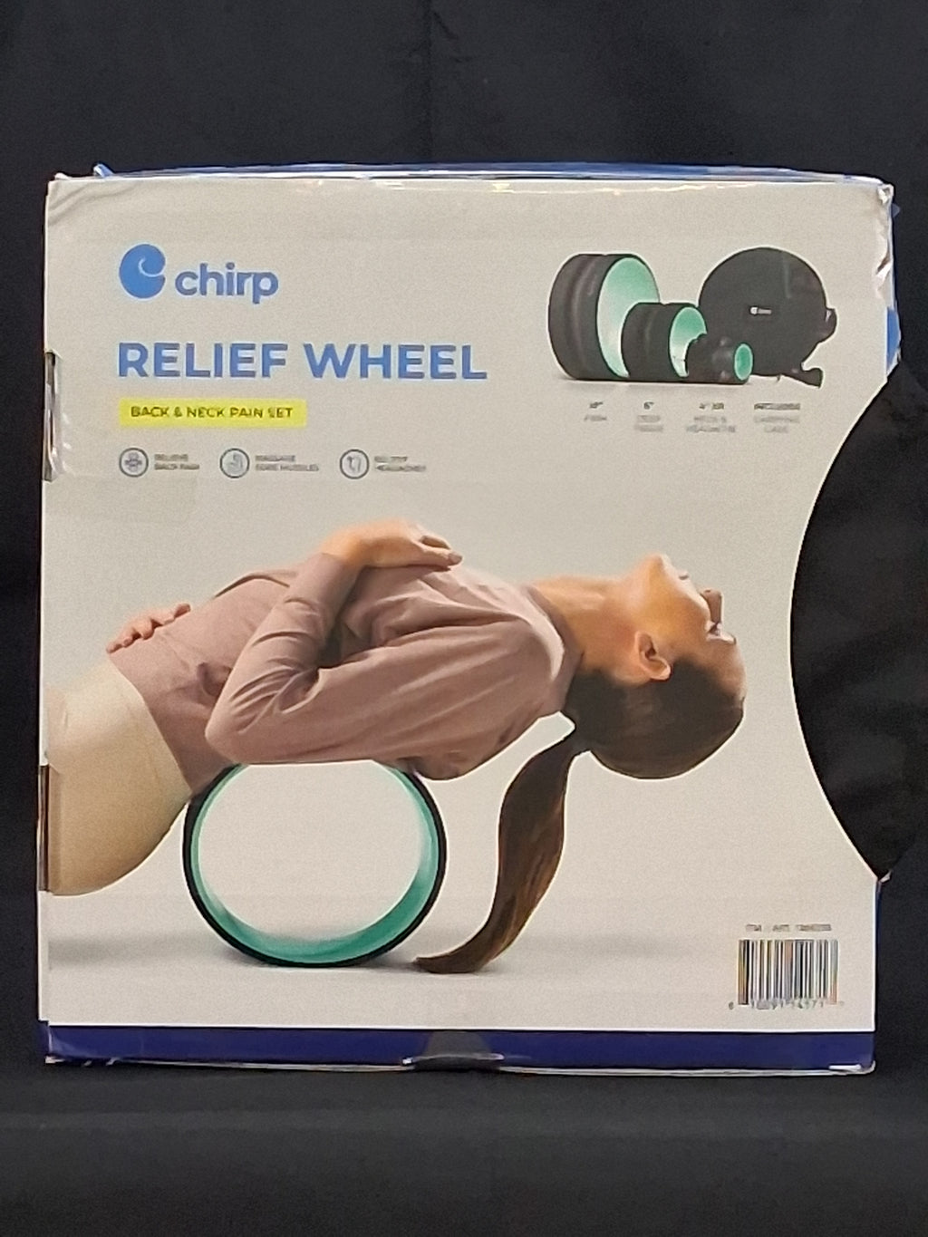 Chirp Wheel+ Back Roller & Neck Pain Relief Set — Deep Tissue Spinal Decompression