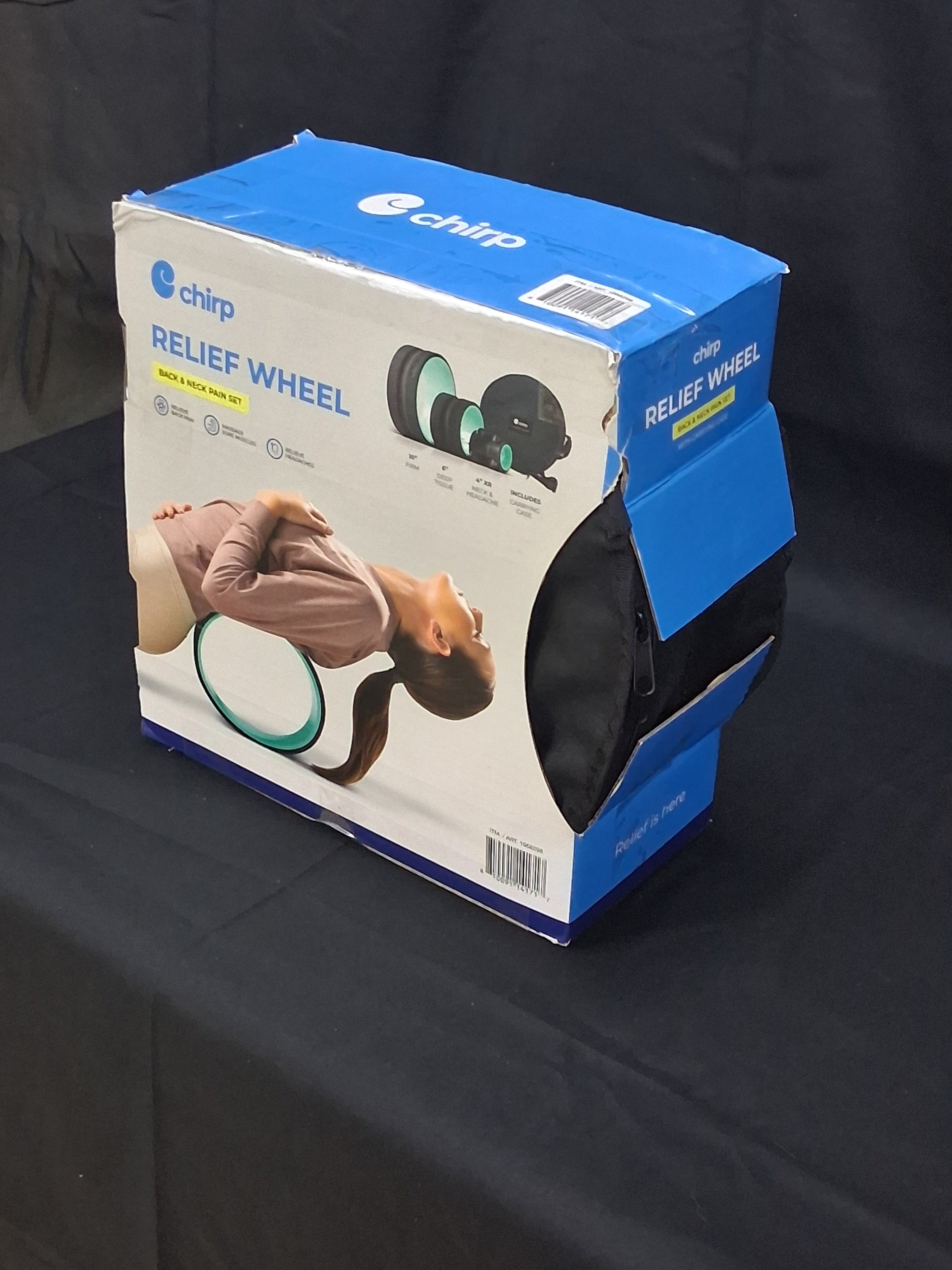 Chirp Wheel+ Back Roller & Neck Pain Relief Set — Deep Tissue Spinal Decompression