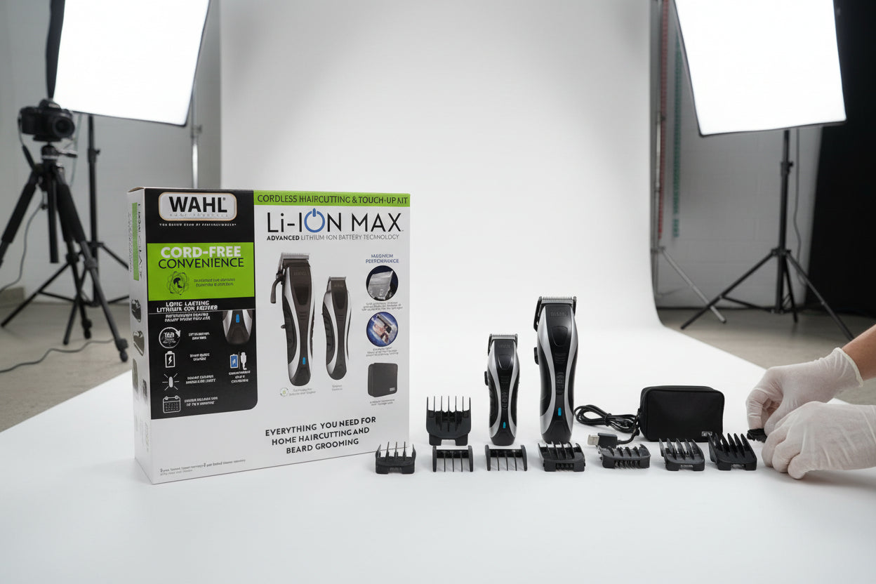 Wahl Lithium Ion Max Cordless Hair Clipper — Long-Lasting Battery, Professional Cut