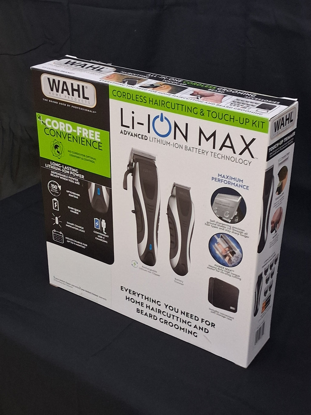 Wahl Lithium Ion Max Cordless Hair Clipper — Long-Lasting Battery, Professional Cut