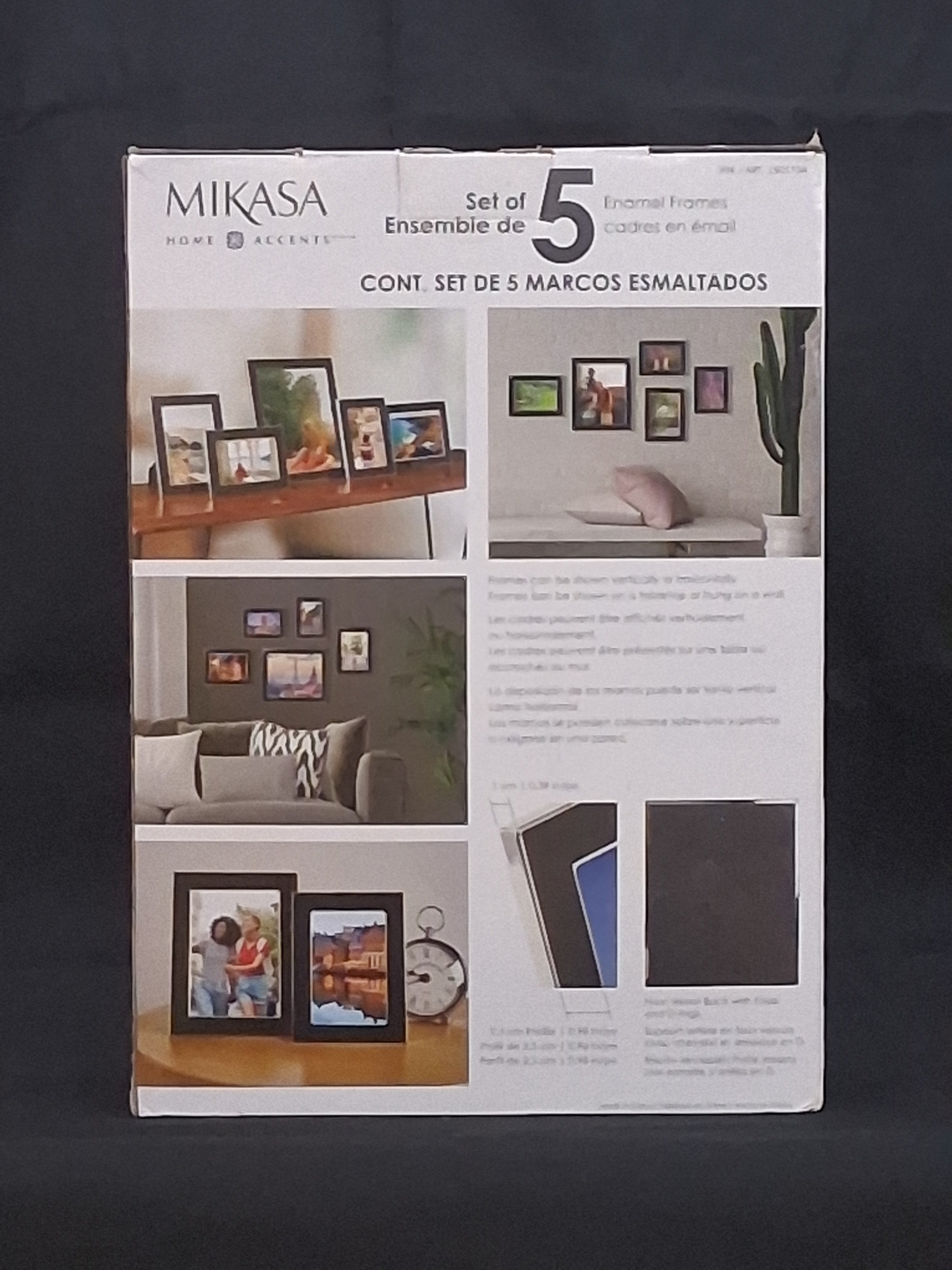 Mikasa Home Accents Multi-Size Picture Frame Set of 5 — Gallery Wall Collection