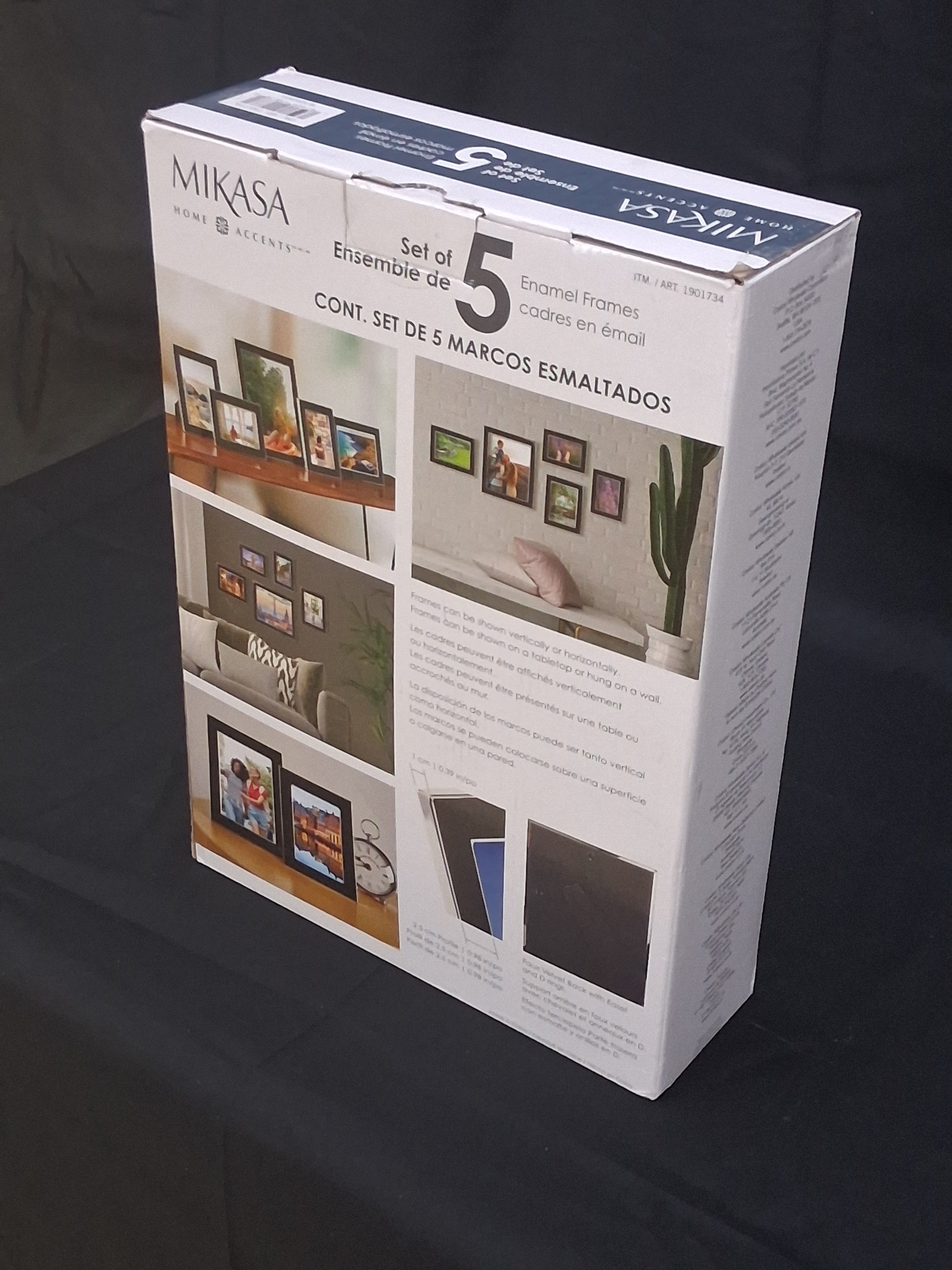 Mikasa Home Accents Multi-Size Picture Frame Set of 5 — Gallery Wall Collection