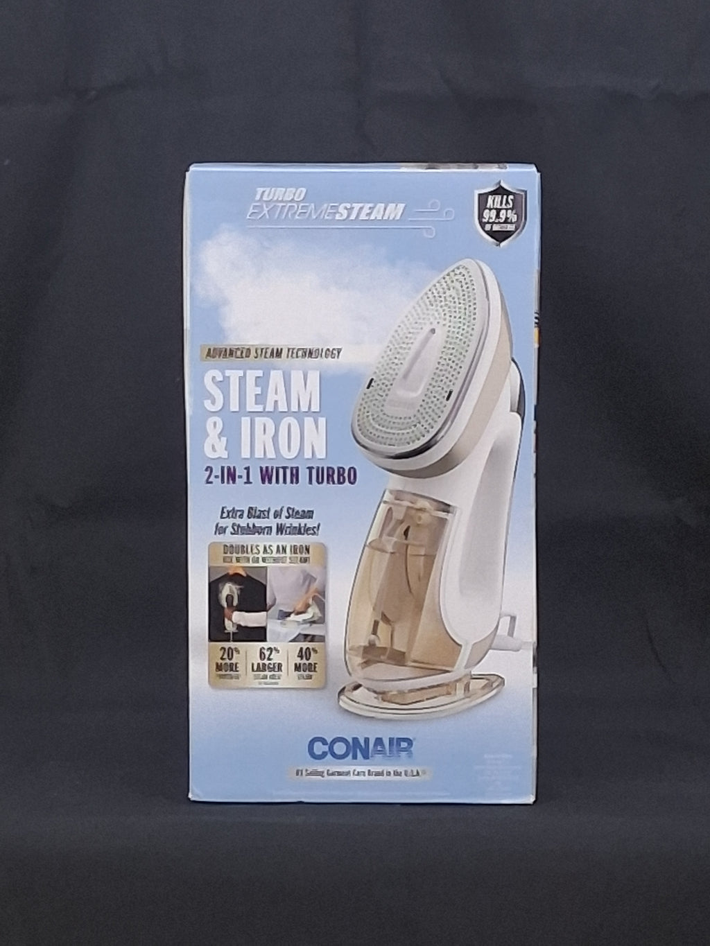 Conair Extreme Steam Full-Size Iron with Turbo Shot & Steam Burst — 1700W