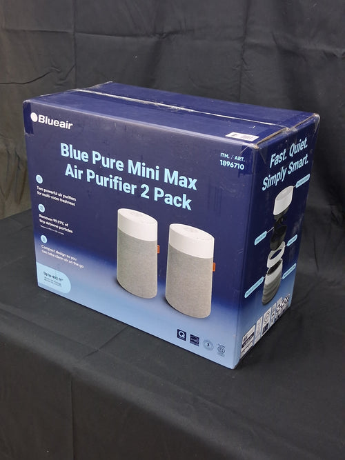 Blueair Blue Pure Mini Max Air Purifier 2-Pack — HEPASilent Filtration for Small Rooms