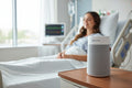 Blueair Blue Pure Mini Max Air Purifier 2 Pack packaging on a dark background