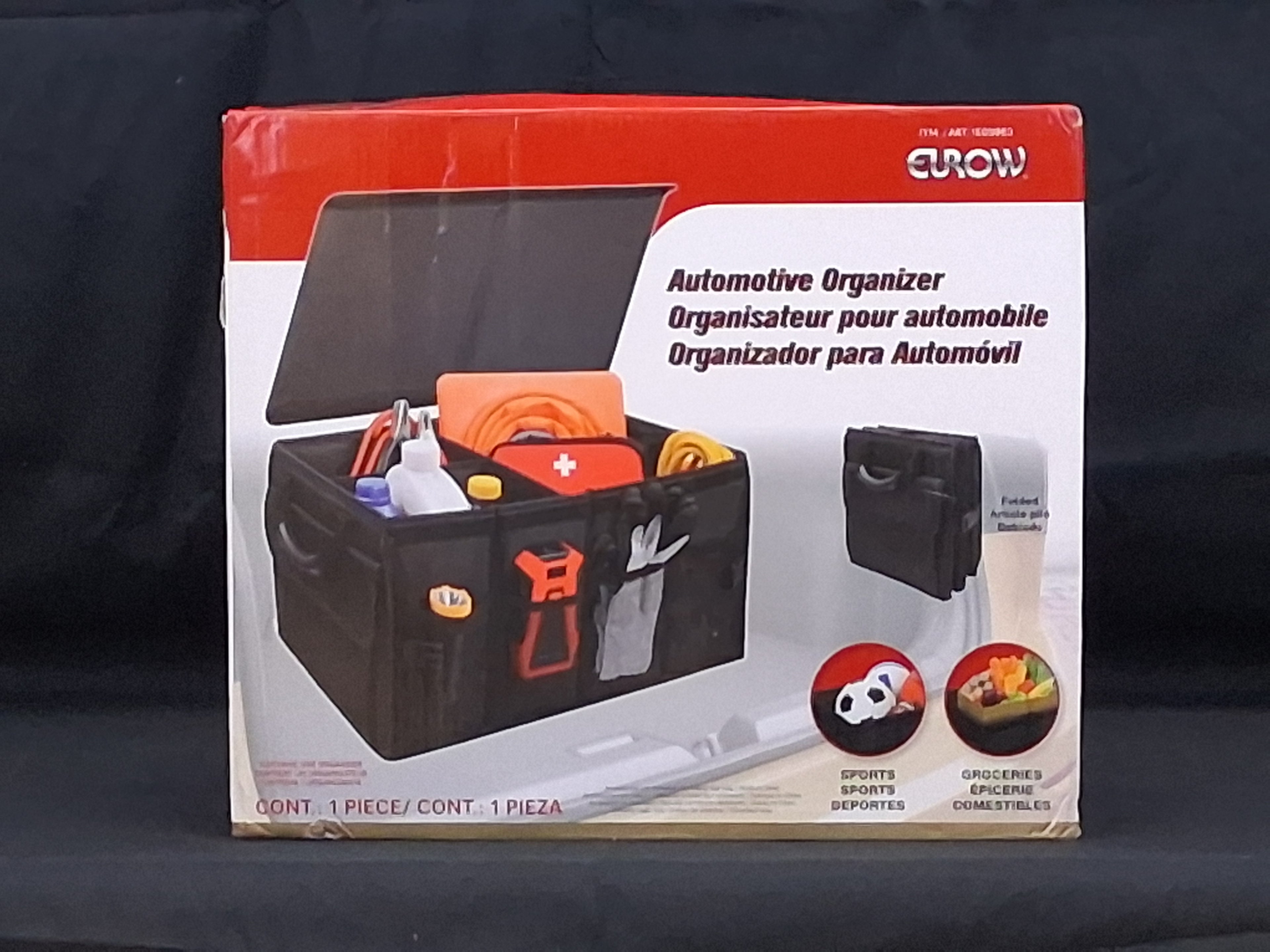 Eurow Automotive Car Trunk Organizer – Cargo Storage Organizer