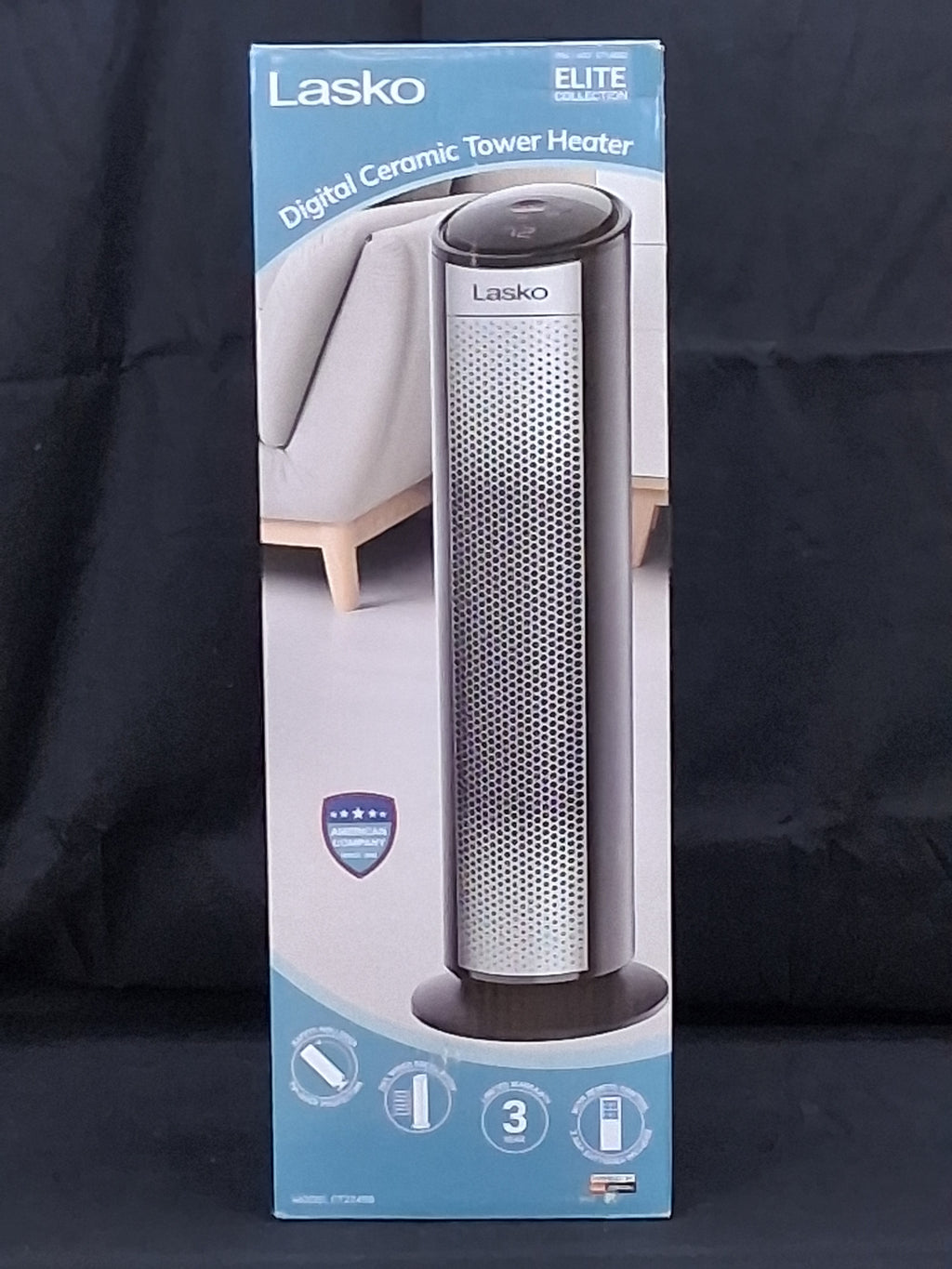 Lasko CT22498 Ceramic Tower Heater – Portable Electric Space Heater