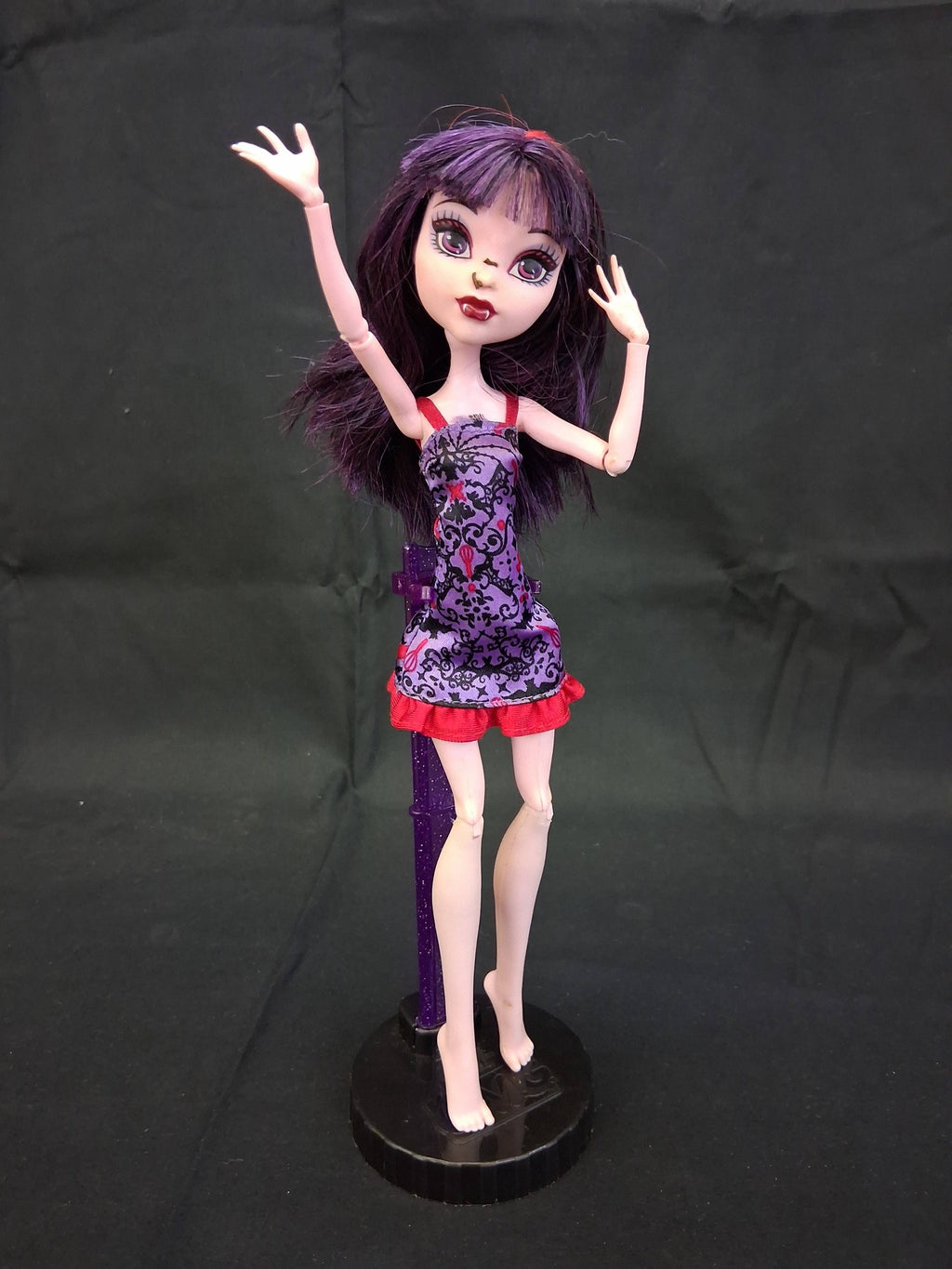 Monster High Ghoul Fair Elissabat OOAK Art Doll – Mattel Gen 1 (2015)