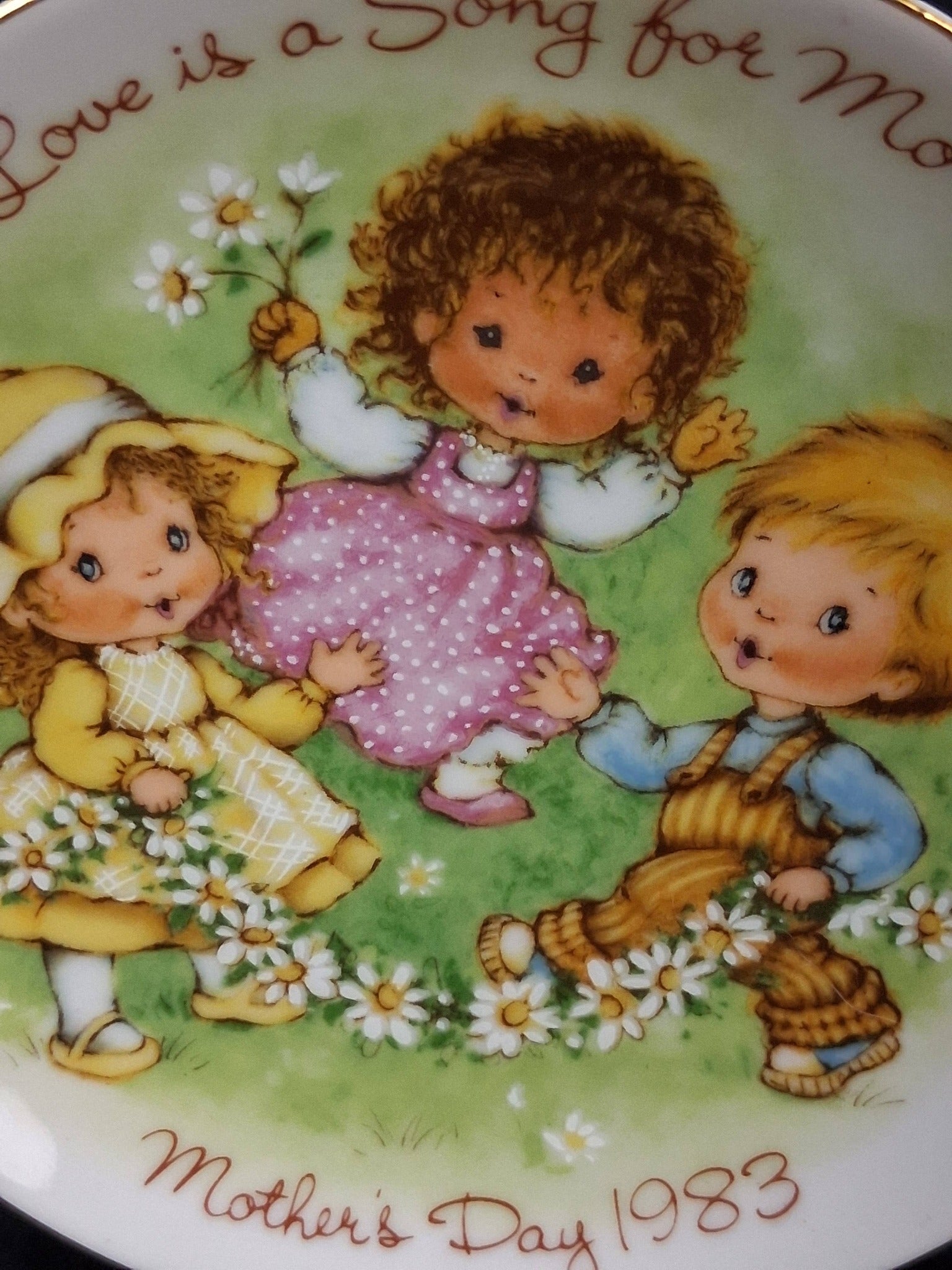 Avon “Love is a Song” Mother’s Day Collector Plate (1983)