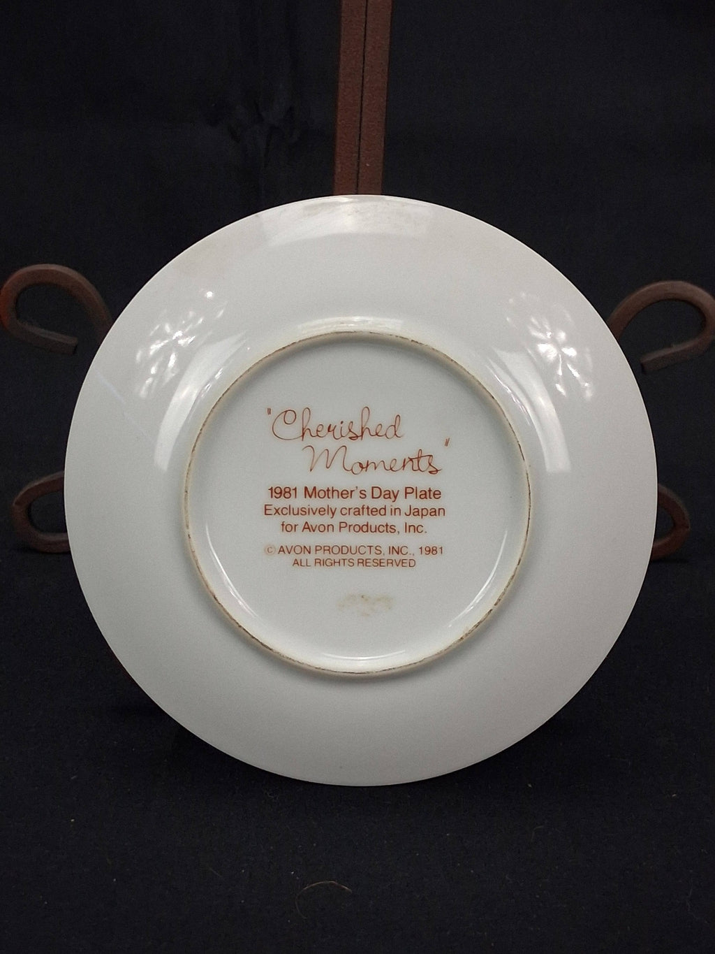 Avon “Cherished Moments” Mother’s Day Collector Plate (1981)