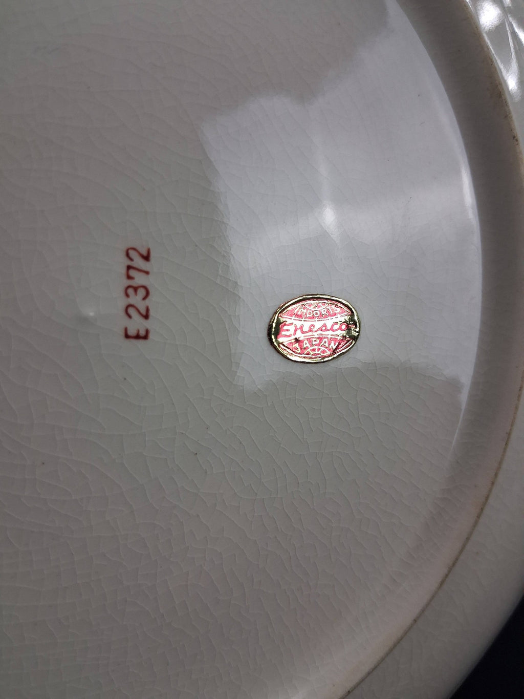 T. Nagasaki Signed Japanese Porcelain Floral Plate (c. 1950s–1960s)