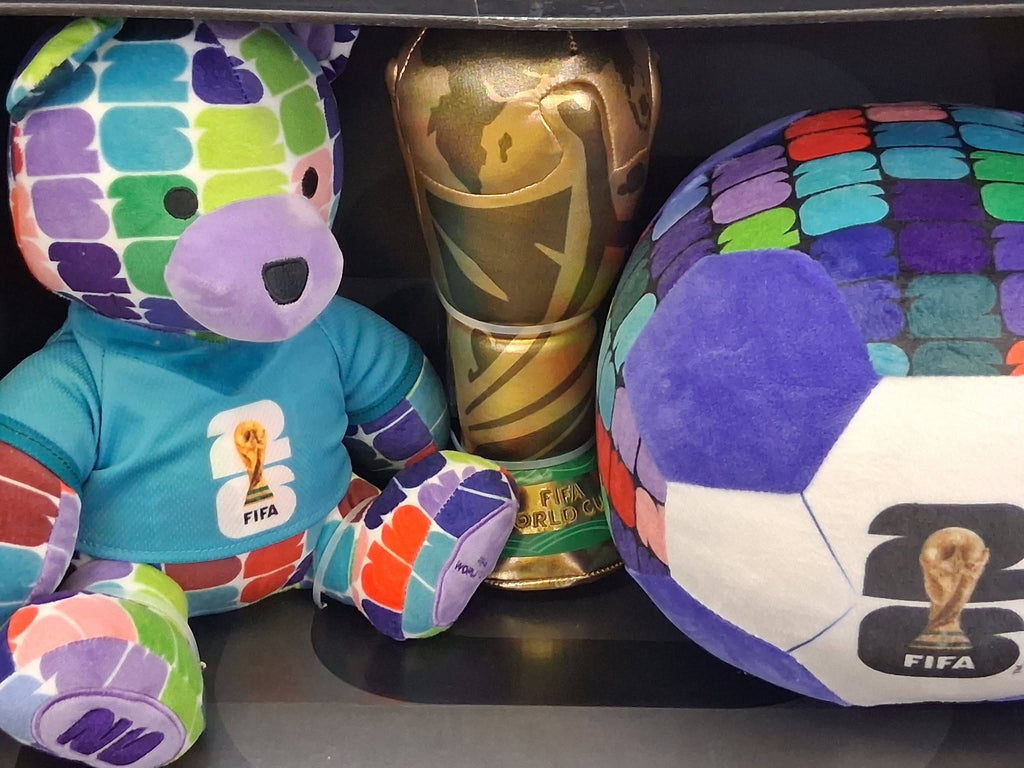 2026 FIFA World Cup Official Plush Gift Set – Bear, Ball & Trophy – Licensed Collectible