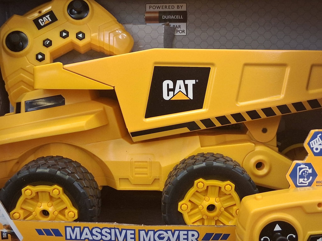CAT Massive Mover Steel Dump Truck RC • Remote Control • Lights