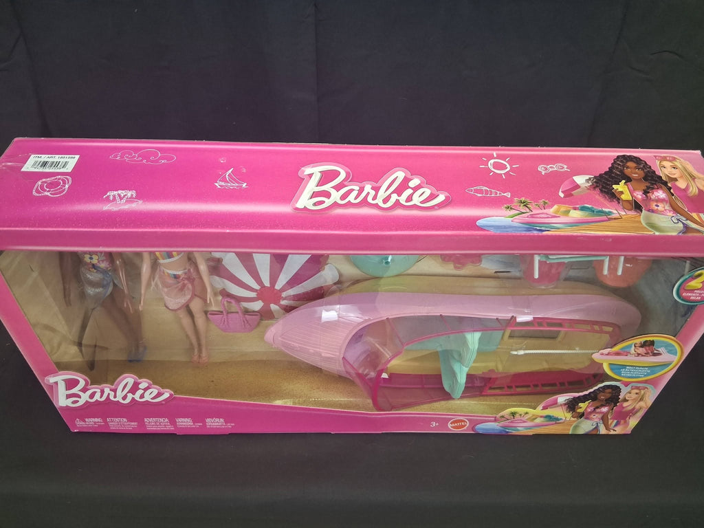 Barbie Lake Adventure Playset with 20+ Accessories Dolls Chairs Life Vests