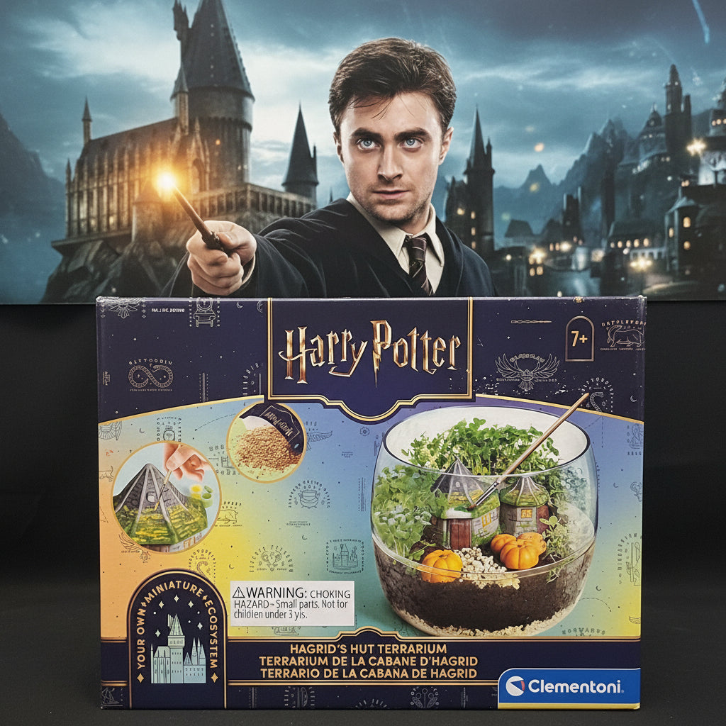Harry Potter Hagrid’s Hut Terrarium Kit by Clementoni – Mini Ecosystem