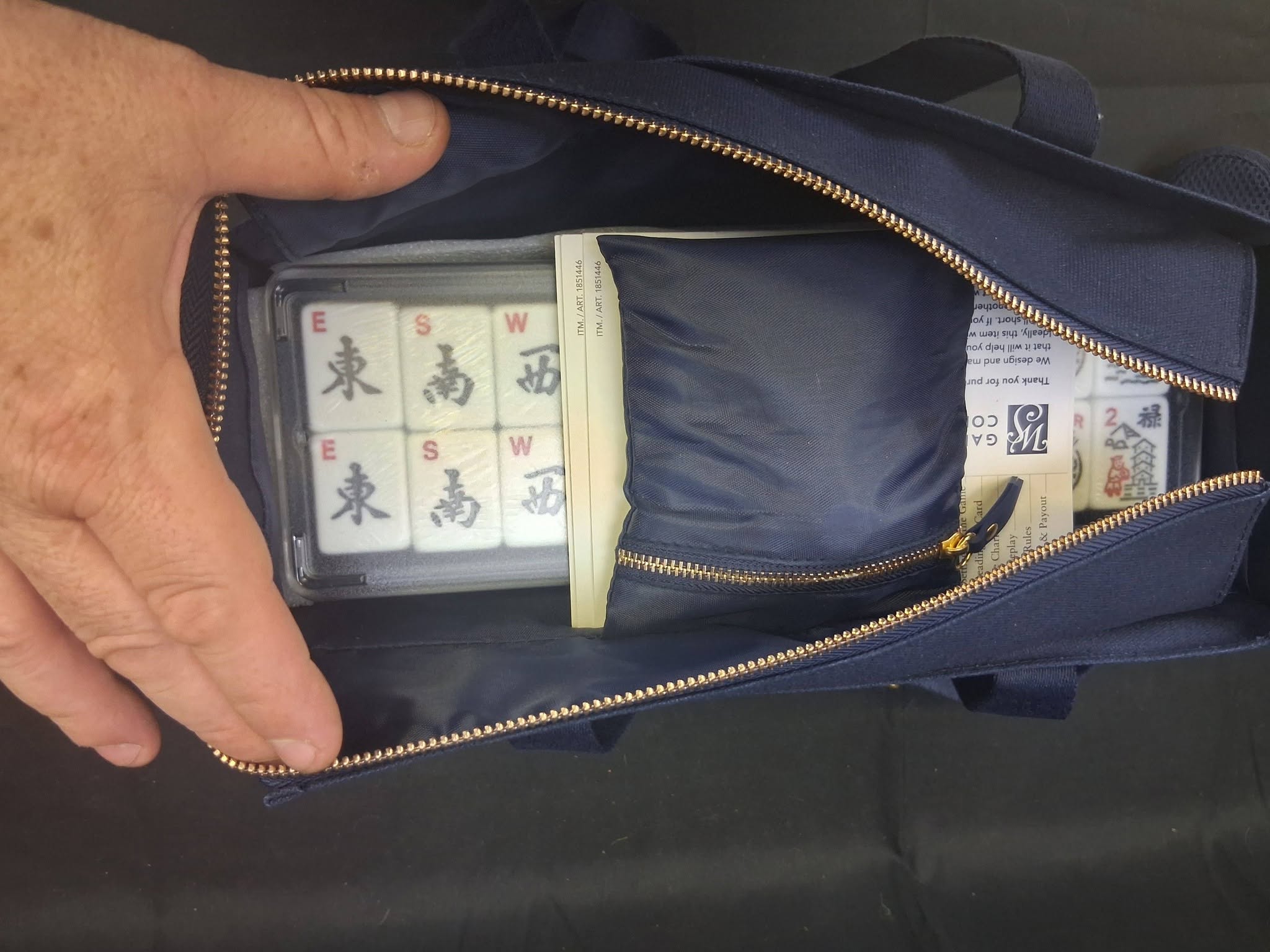 American Mahjong Set with Carrying Case