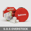 Huge Yahtzee Giant Outdoor Dice Game Set – Foam Dice, Bucket, Scoreboard, Carry Bag