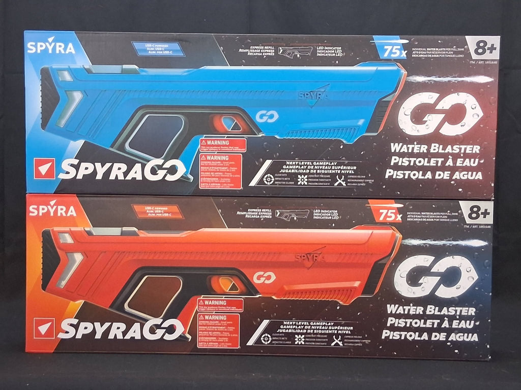 SpyraGO Water Blaster – USB-C Powered, 75 Shots, Factory Sealed