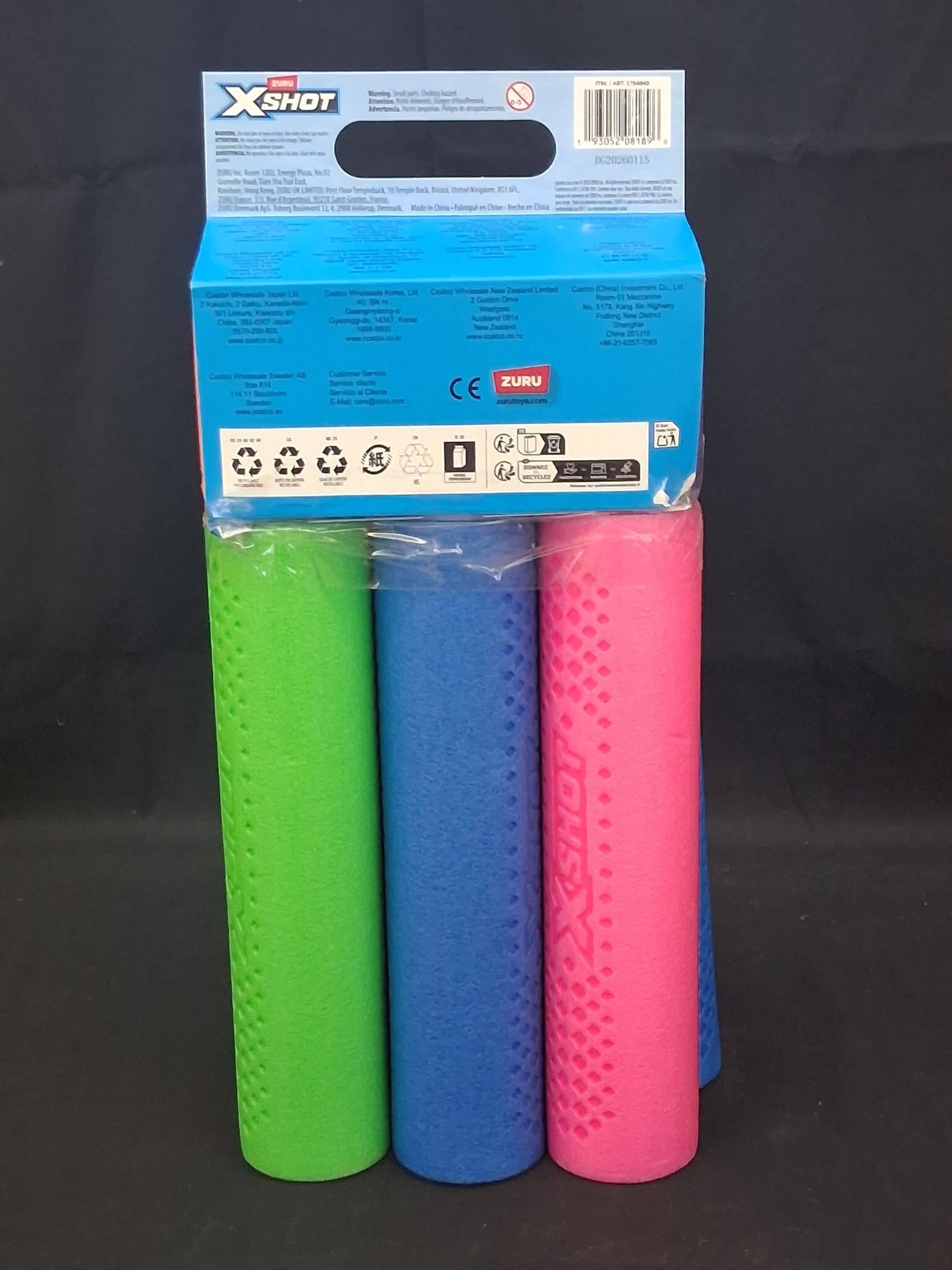 ZURU XSHOT Summer Splash Water Blaster 6-Pack – Foam Pump Shooters