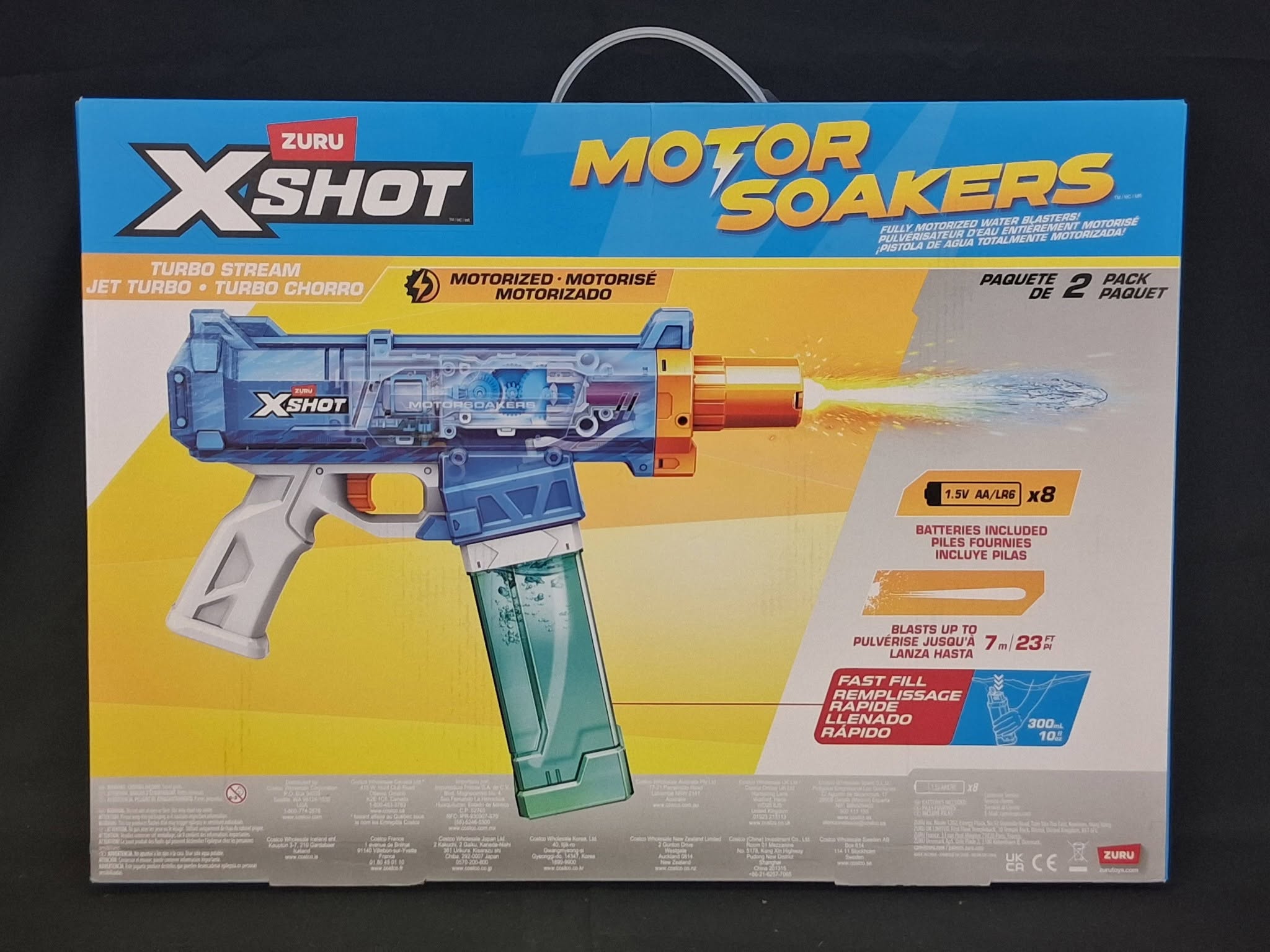 ZURU XSHOT Motor Soakers 2-Pack – Motorized Water Blasters