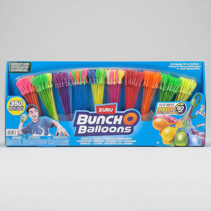 ZURU Bunch O Balloons 350+ Water Balloons — Rapid-Fill, Self-Sealing