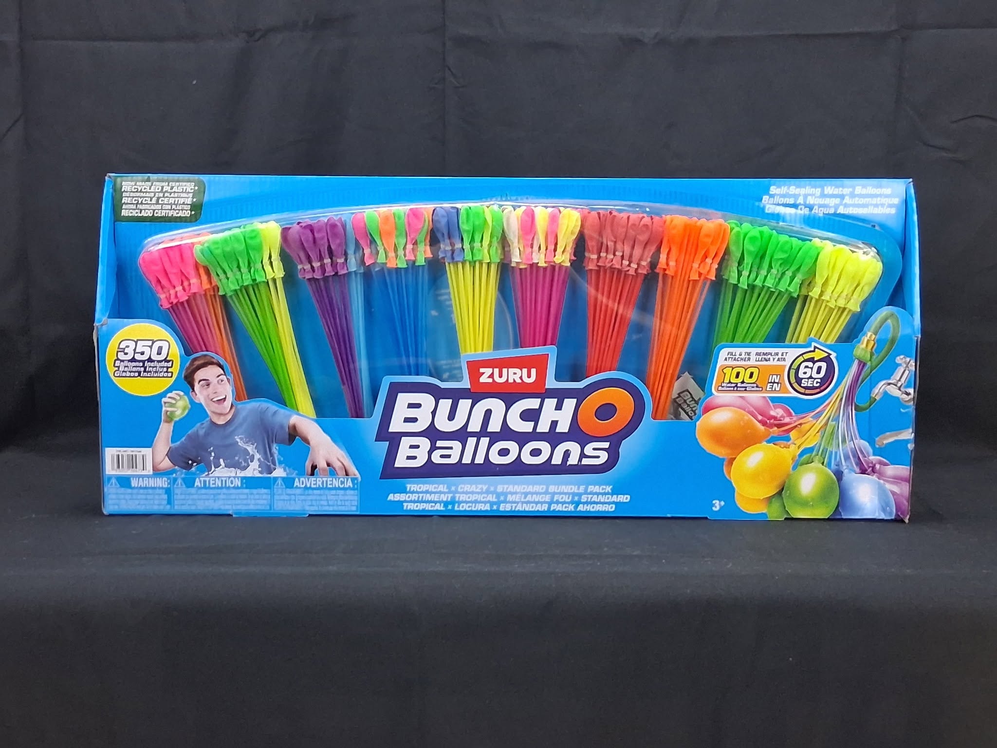 ZURU Bunch O Balloons 350+ Water Balloons — Rapid-Fill, Self-Sealing