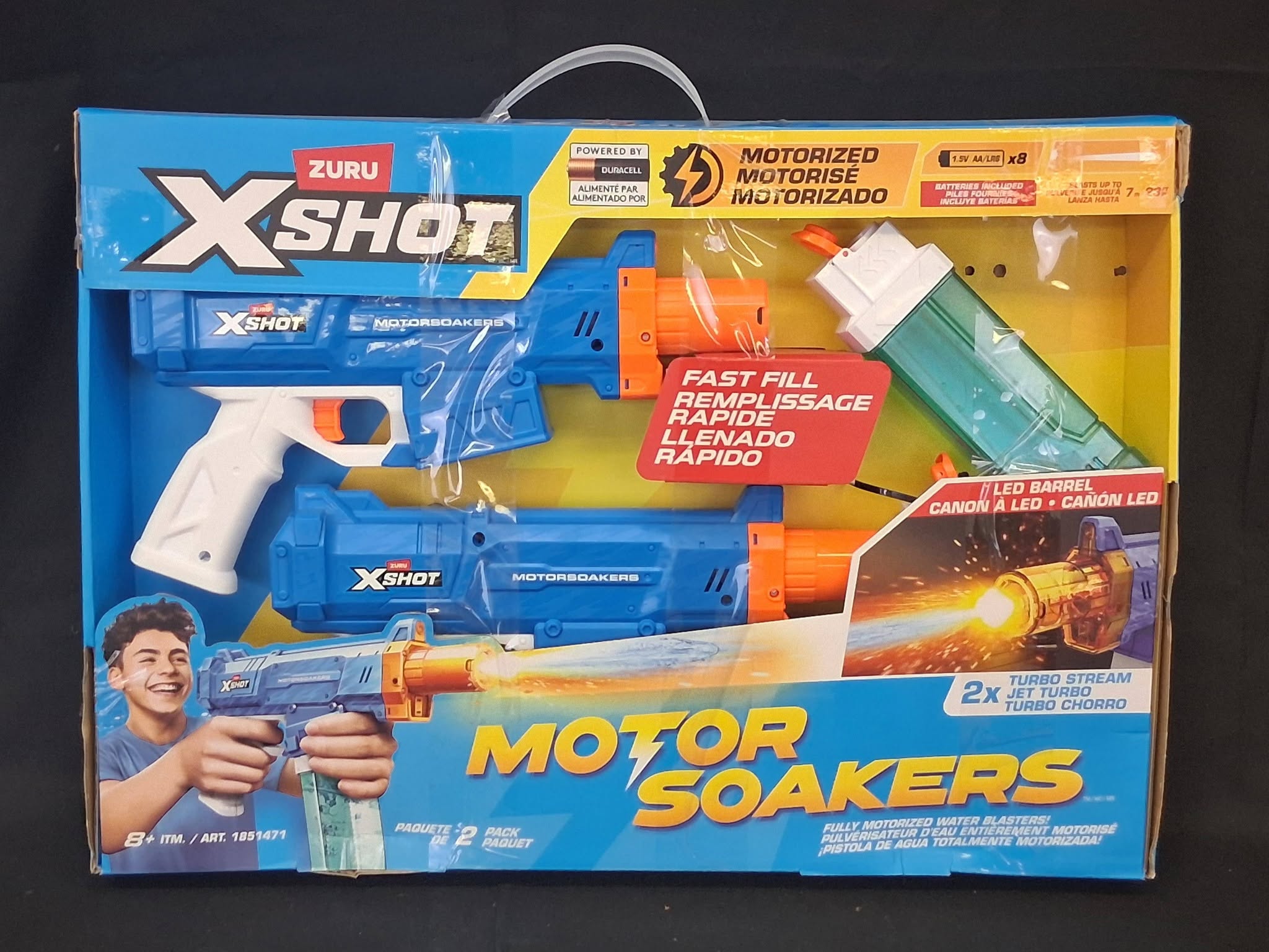 ZURU XSHOT Motor Soakers 2-Pack – Motorized Water Blasters