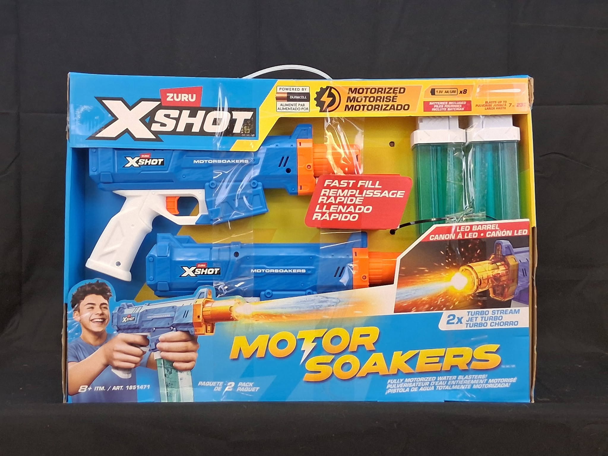 ZURU XSHOT Motor Soakers 2-Pack – Motorized Water Blasters