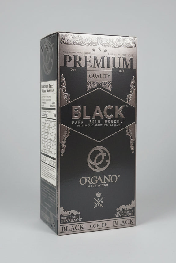 Organo Black Edition Dark Bold Gourmet Coffee w/ Reishi Ganoderma – 30 Sachets