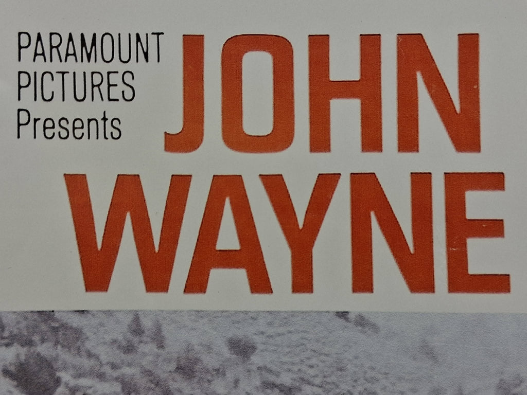 Vintage 1972 TRUE GRIT Movie Poster – John Wayne – 23.5x36 – Original Retail Issue – Shipped in 1970s UPS Tube w/ Label