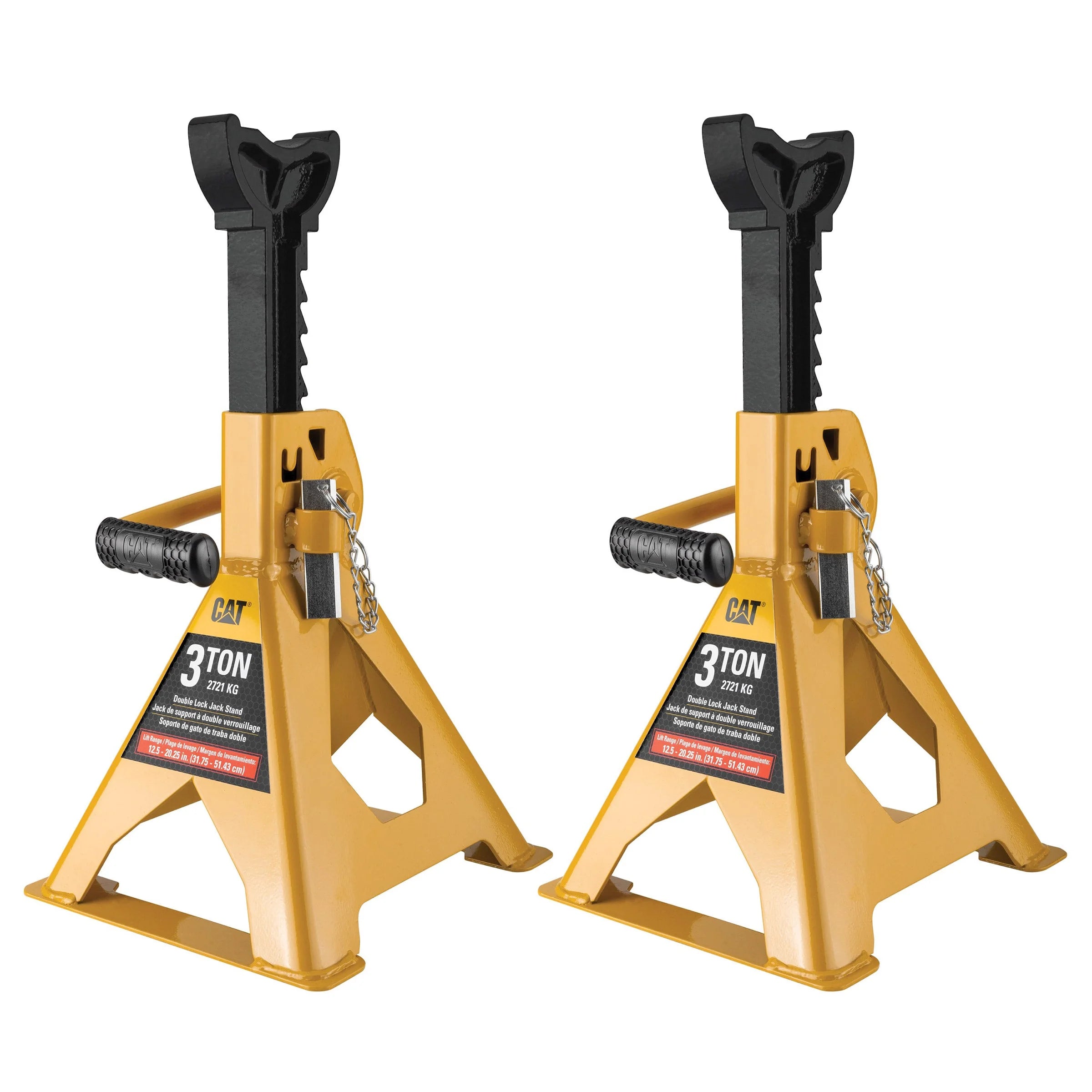 CAT 3-Ton Locking Jack Stands – Model 980514ECE (Set of 2)