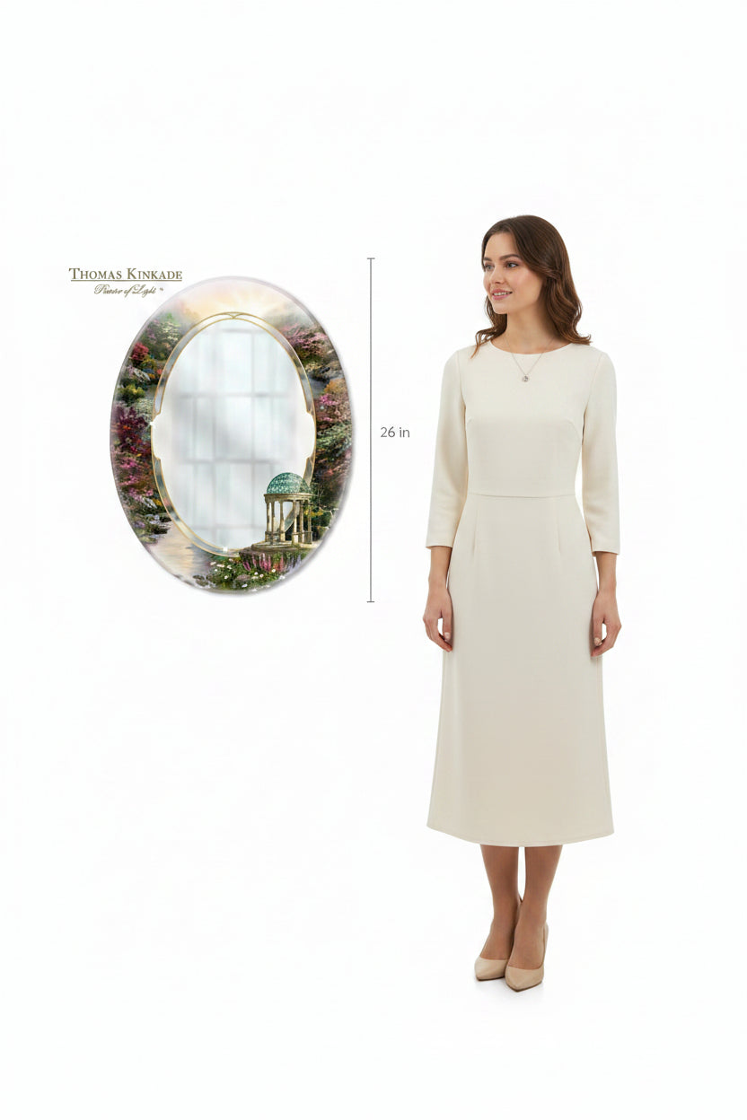 Thomas Kinkade Reflections of Peace Limited Edition Mirror – Bradford Exchange
